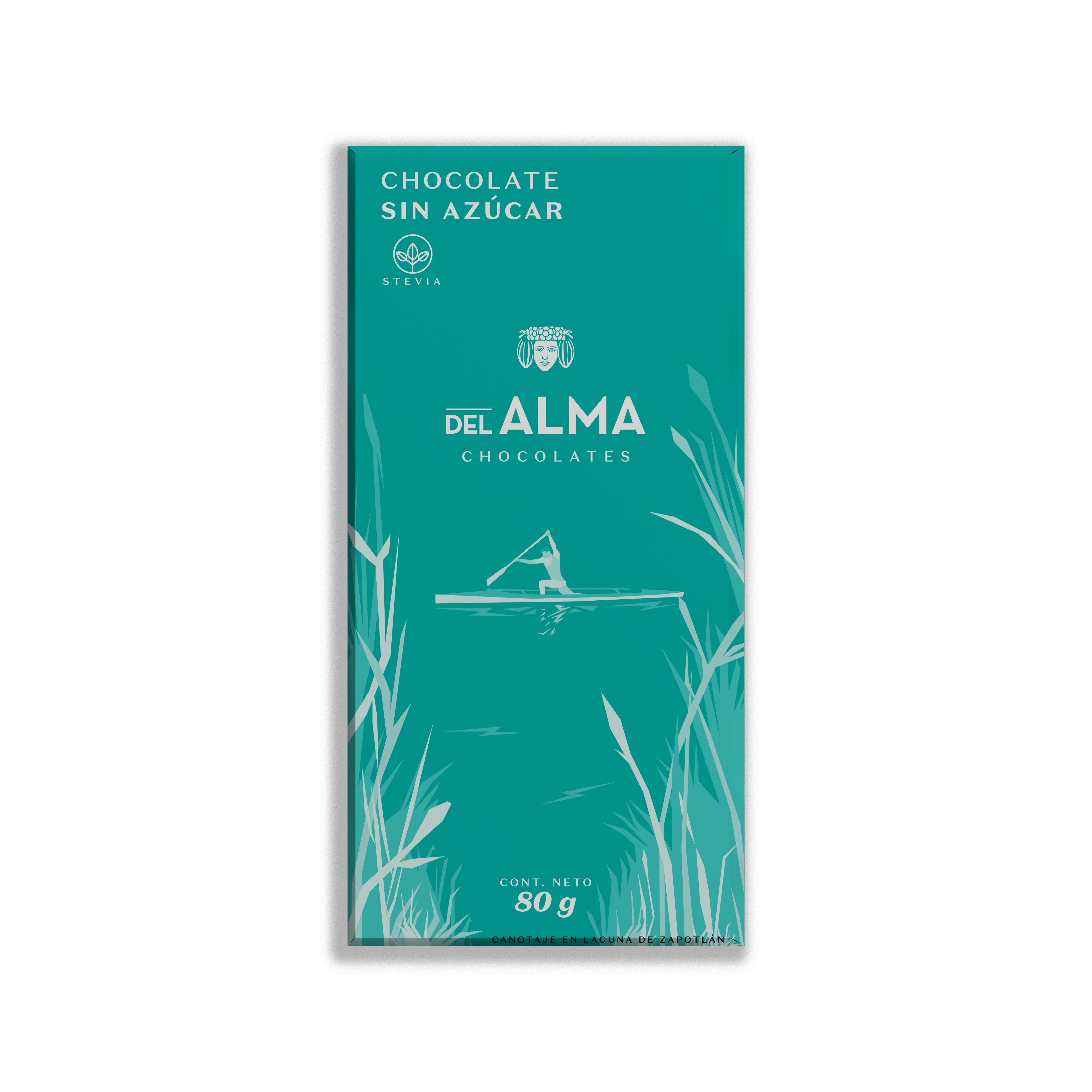 Tableta de Chocolate de Leche Sin Azúcar 80gr
