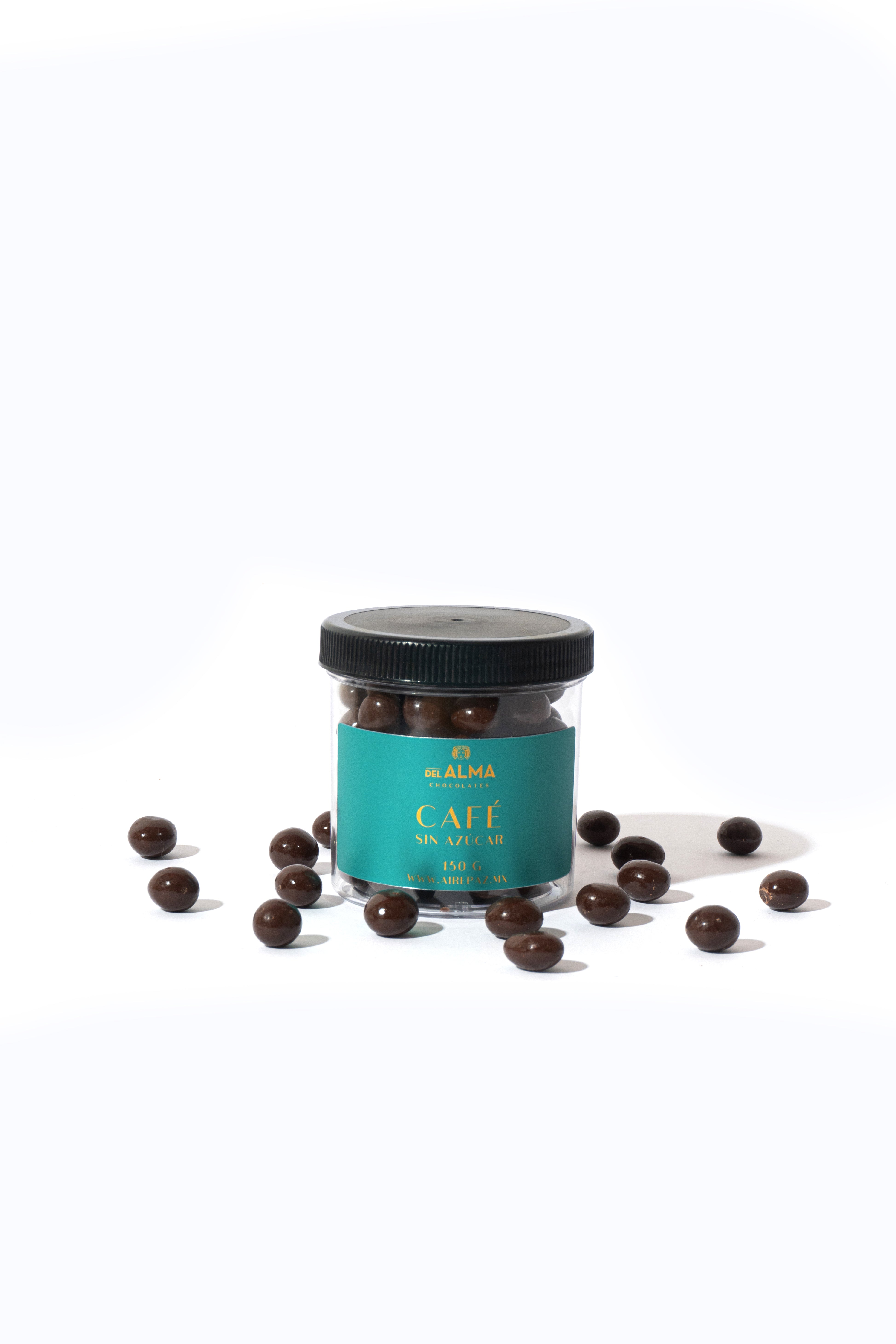 Café cubierto con Chocolate de Leche Sin Azúcar