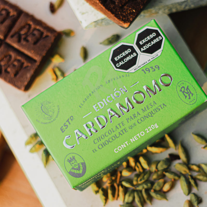 Chocolate para mesa Rey Amargo Edición Cardamomo