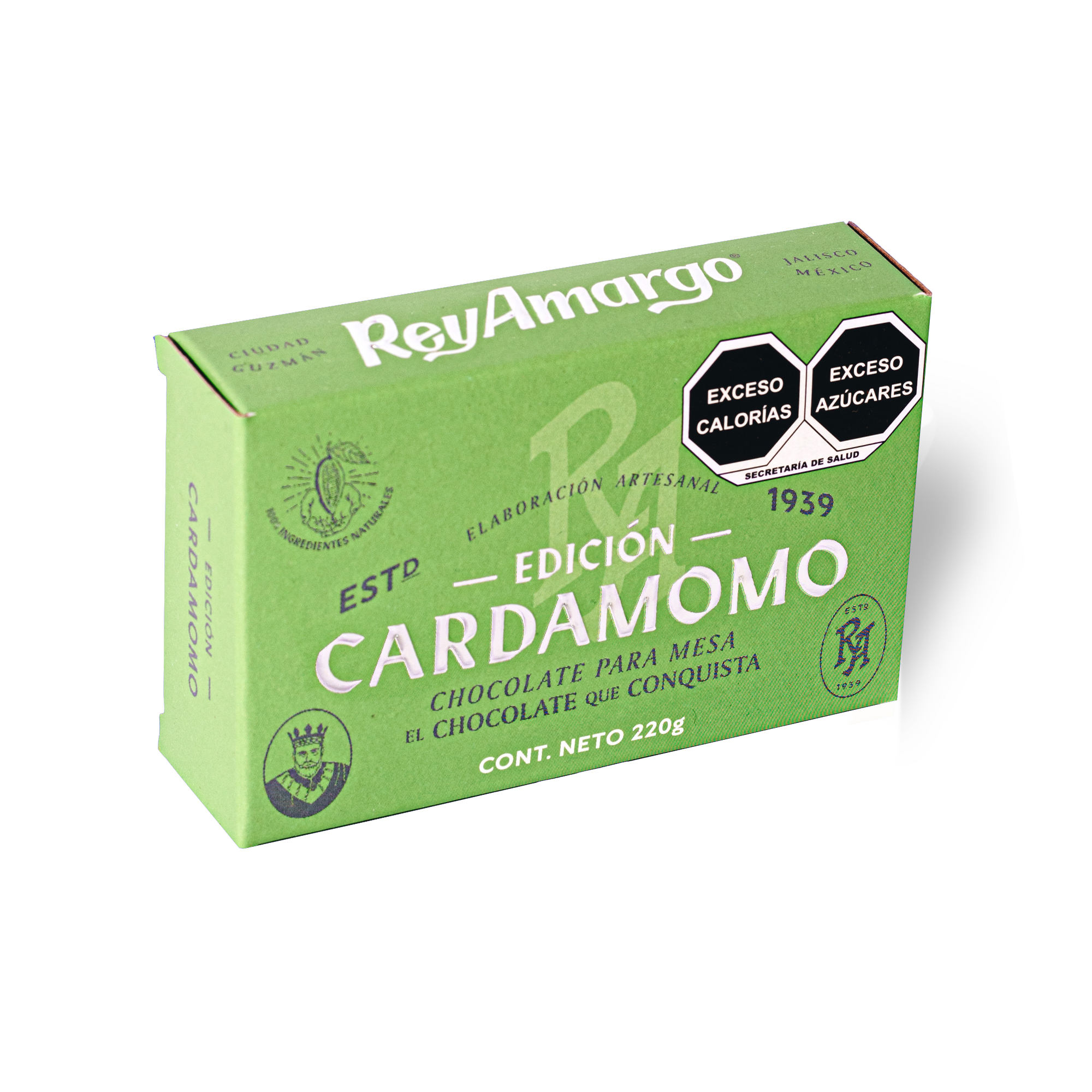 Chocolate para mesa Rey Amargo Edición Cardamomo